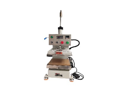 廠家直銷弘騰HT-315+自動壓燙機 上下加熱半自動無縫袖口熱壓機 氣動整燙設(shè)備