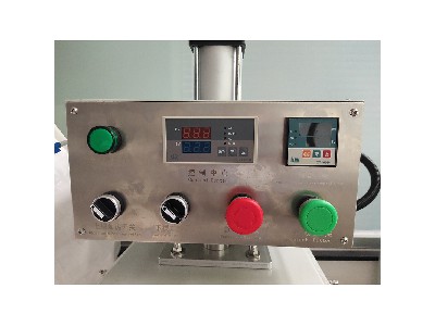 廠家直銷弘騰HT-315+自動壓燙機 上下加熱半自動無縫袖口熱壓機 氣動整燙設(shè)備